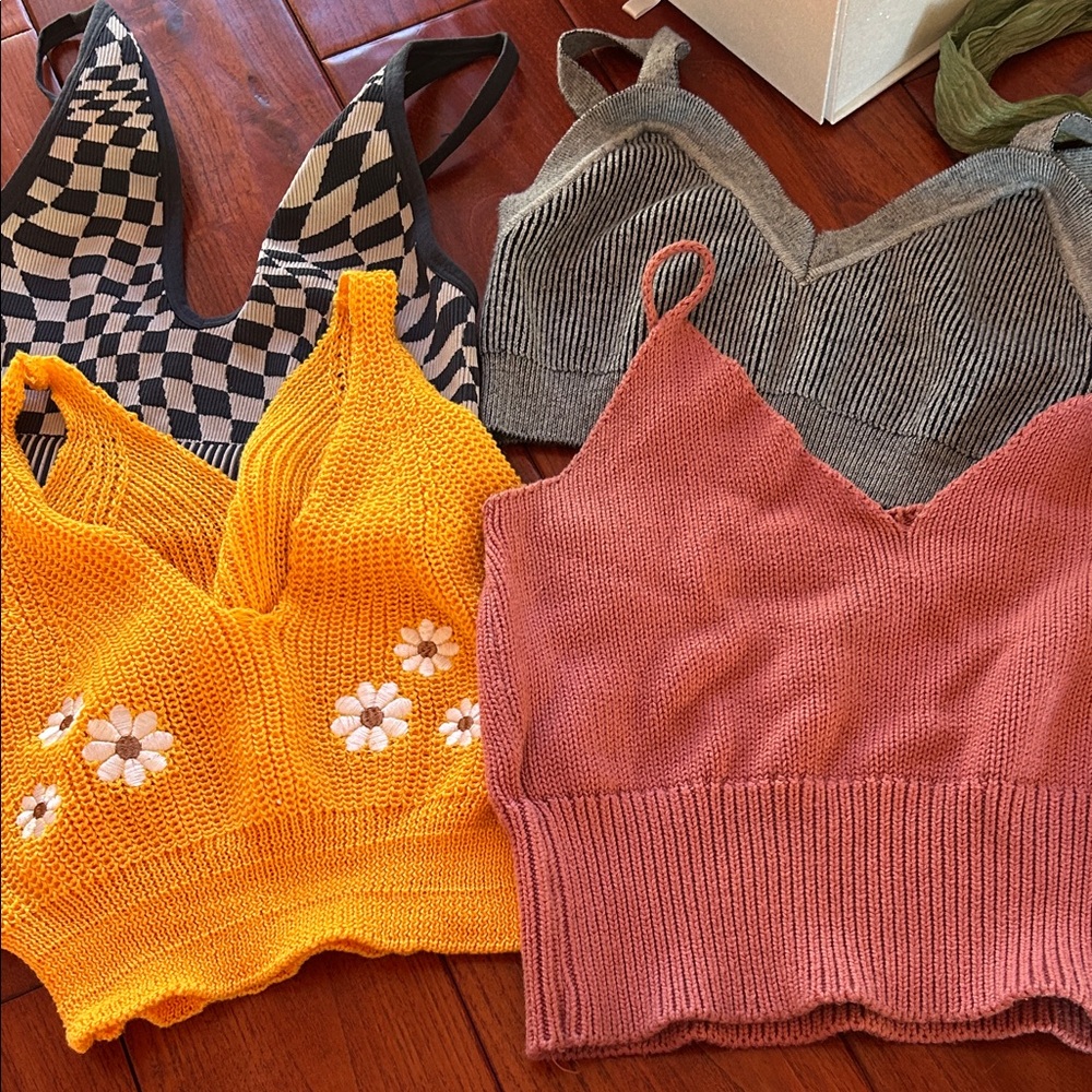 Garage Tank Tops - Black, Yellow, Pink, Gray
